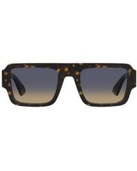 Moschino - 54Mm Gradient Flat Top Sunglasses - Lyst