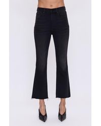 Pistola - Lennon Raw Hem High Waist Crop Bootcut Jeans - Lyst