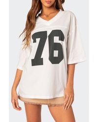 Edikted - 76 Oversize Graphic T-Shirt - Lyst