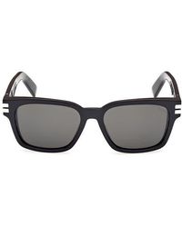 ZEGNA - 55Mm Rectangular Sunglasses - Lyst