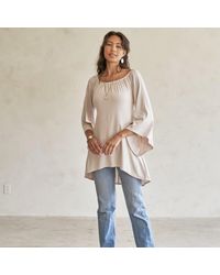 eavolu® - Peyto Raglan Flutter Tunic/Dress - Lyst