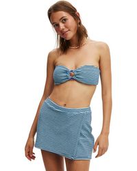 Cotton On - Ring Front Bandeau Bikini Top - Lyst