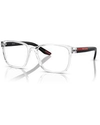Prada Linea Rossa - 55Mm Rectangle Optical Glasses - Lyst