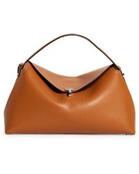 Totême - T-lock Curved Leather Shoulder Bag - Lyst
