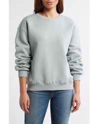 Mavi - Crewneck Cotton Blend Sweatshirt - Lyst