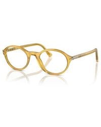 Persol - 50Mm Oval Optical Glasses - Lyst