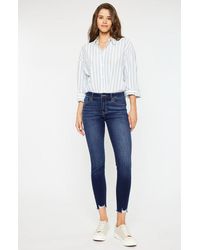 Kancan - Willowbrook Essentials Mid Rise Ankle Skinny Jeans - Lyst