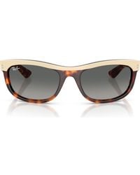 Ray-Ban - 62Mm Balorama Gradient Rectangle Sunglasses - Lyst
