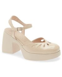 Wonders - Ankle Strap Platform Pump - Lyst