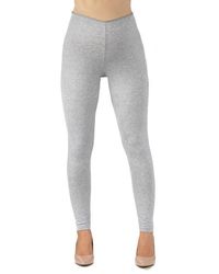 24seven Comfort Apparel - Maternity Stretch Ankle Length Leggings - Lyst