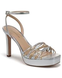 Veronica Beard - Beverlee Ankle Strap Platform Sandal - Lyst