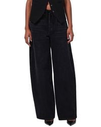 Citizens of Humanity - Brynn Drawstring High Waist Wide Leg Jeans - Lyst