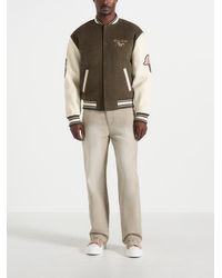 Manière De Voir - Equestrian Wool-Blend Varsity Jacket - Lyst