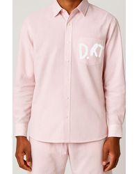 D.RT - Stripe Oxford Shirt - Lyst