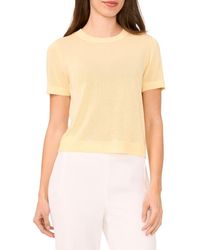 Halogen® - Short Sleeve Sweater - Lyst