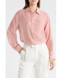 Reformation - Eli Oversize Button-Up Shirt - Lyst