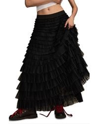 Lucky Brand - Ruffled Maxi Skirt - Lyst