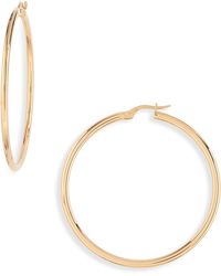 Roberto Coin - 45mm Gold Hoop Earrings - Lyst