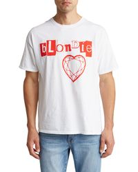 Merch Traffic - Blondie Red Heart Cotton Graphic T-shirt - Lyst