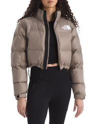 The North Face - Nuptse Water Repellent 700 Fill Power Down Short Puffer Jacket - Lyst
