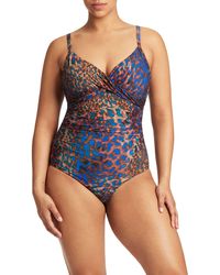 Sea Level - Twist Front Dd- & E-cup Underwire One-piece Swimsuit - Lyst