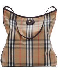 Burberry - Highlands Coated Canvas Shoulder Bag - Lyst