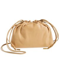 The Row - Angy Leather Drawstring Shoulder Bag - Lyst