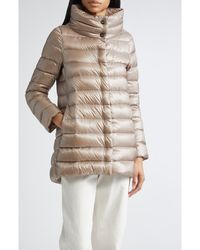 Herno - Amelia Water Resistant High-Low Down Jacket - Lyst