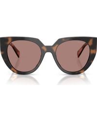 Prada - 52Mm Cat Eye Sunglasses - Lyst
