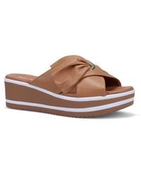 Ron White - Patrika Platform Wedge Slide Sandal - Lyst