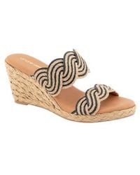 Andre Assous - Nitra Twist Espadrille Platform Wedge Sandal - Lyst