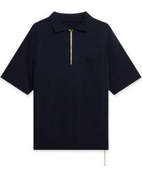 Fortela - Laight 3/4 Zip Short Sleeve Polo - Lyst