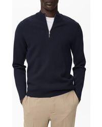 Mango - Quarter Zip Sweater - Lyst