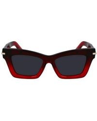 Ferragamo - Prisma 52Mm Modified Rectangular Sunglasses - Lyst