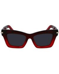 Ferragamo - Prisma 52Mm Modified Rectangular Sunglasses - Lyst