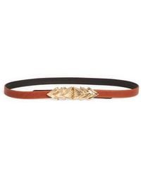 Raina - Three Shells Leather Belt - Lyst