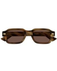 Bottega Veneta - 51Mm Rectangular Sunglasses - Lyst