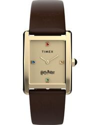 Timex - Harry Potter X Timex Hailey Hogwarts 24Mm Leather Strap Watch - Lyst