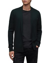 AllSaints - Mode Slim Fit Merino Wool Cardigan - Lyst
