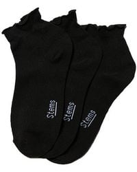 Stems - Everyday Classics Ruffle 3-Pack Crew Socks - Lyst