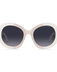 Marc Jacobs - 56Mm Gradient Rectangular Sunglasses - Lyst