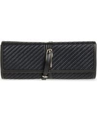 Liffner - Belted Raffia Clutch - Lyst