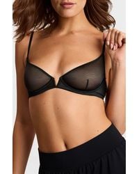 Commando - Invisible Lift Plunge Demi Underwire Bra - Lyst