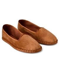 Mango - Velour Loafer - Lyst