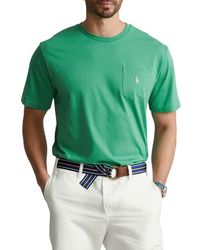 Polo Ralph Lauren - Big & Tall Classic Fit Jersey Crewneck Pocket Tee - Lyst