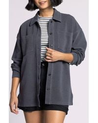 Thread & Supply - Brooke Oversize Cotton Blend Shirt Jacket - Lyst