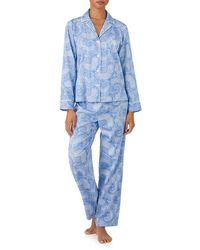 Ralph Lauren - Paisley Cotton Blend Pajamas - Lyst