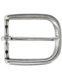 Trafalgar - 35Mm Solid Brass Italian Rounded Edged Harness Belt Buckle - Lyst