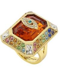 Kurt Geiger - Pavé Evil Eye Cocktail Ring - Lyst