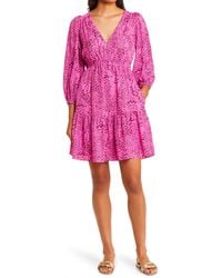 Lilly Pulitzer - Lilly Pulitzer Deacon Print Long Sleeve Dress - Lyst